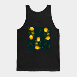 Seamless lemon pattern Tank Top